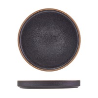 Kava Black Stoneware Presentation Plate